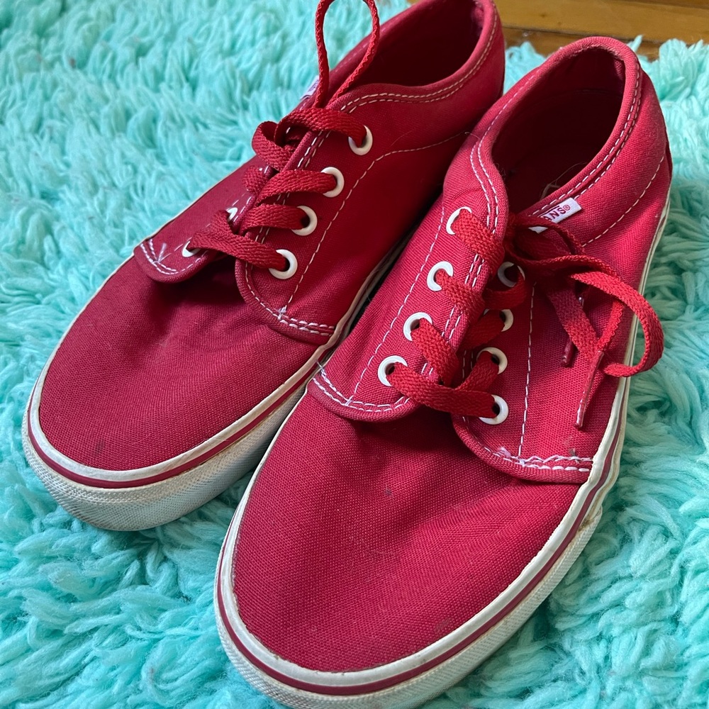red vans - lightly used